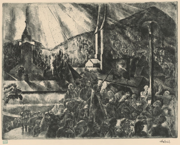 Procesia vo Felsöbányi 1925
