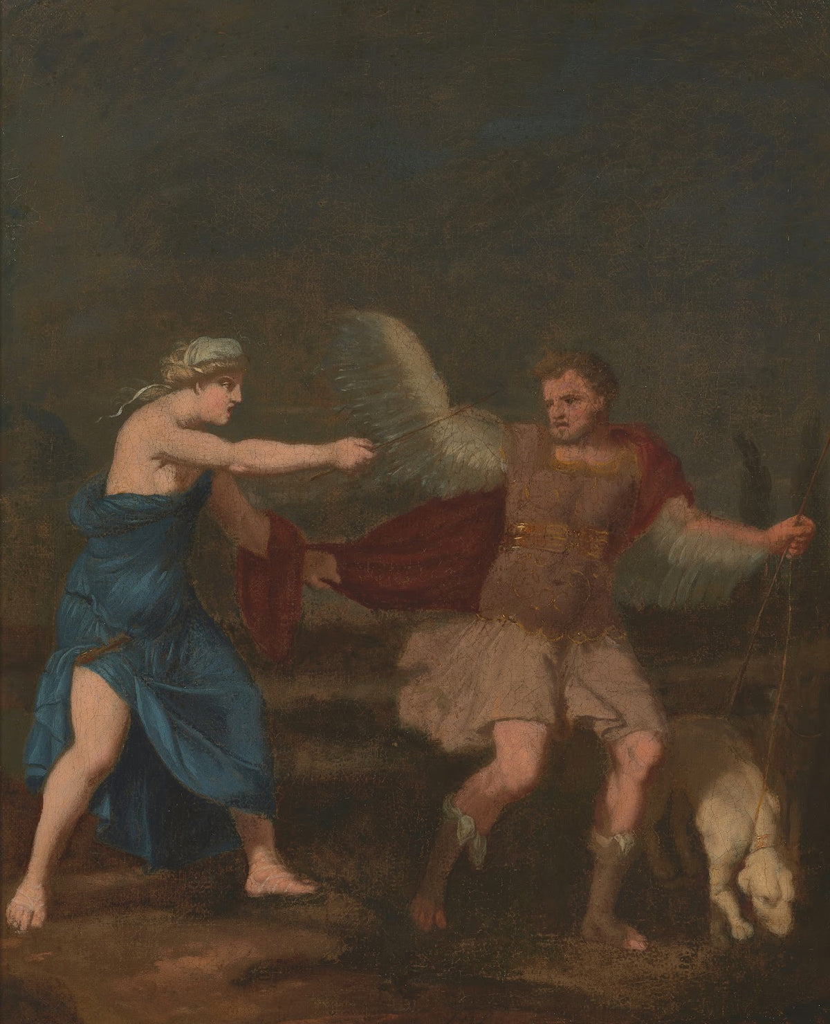 Circe turning king Picus into a woodpecker