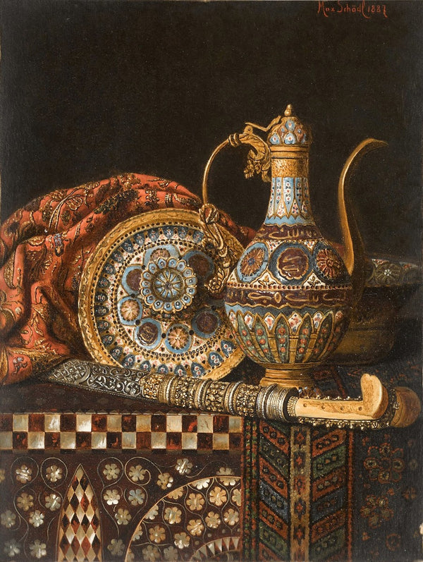 Still life with Coffee Pot and Yataghan 1887