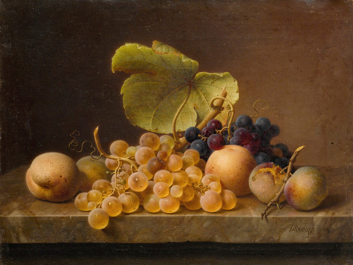 Still Life With Grapes 1849