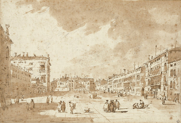 View of Campo S Polo 1790