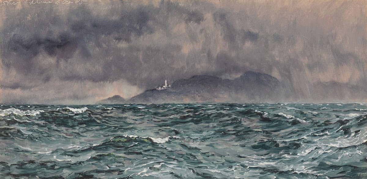 Heavy Squall off the Start Lighthouse 1885