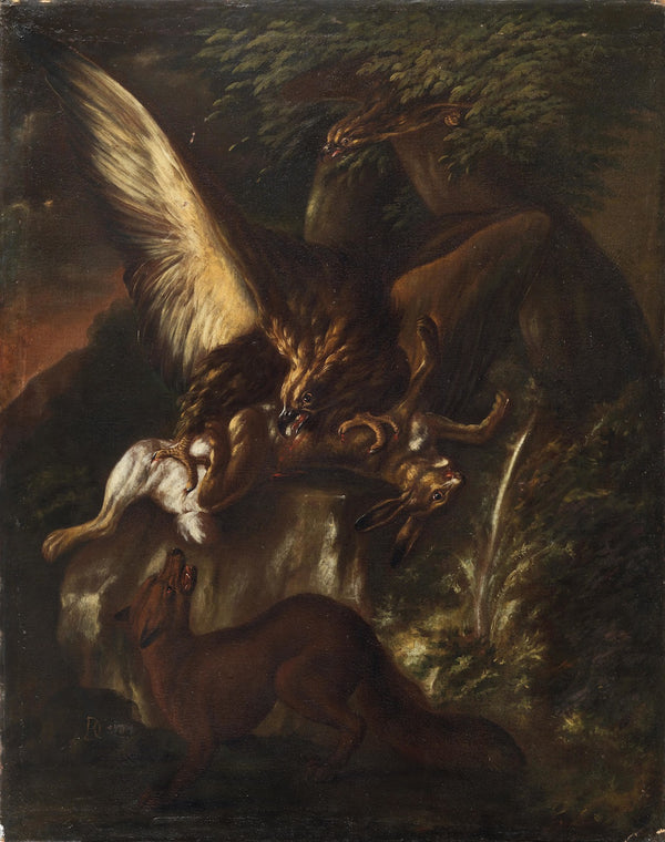 An eagle and its pray