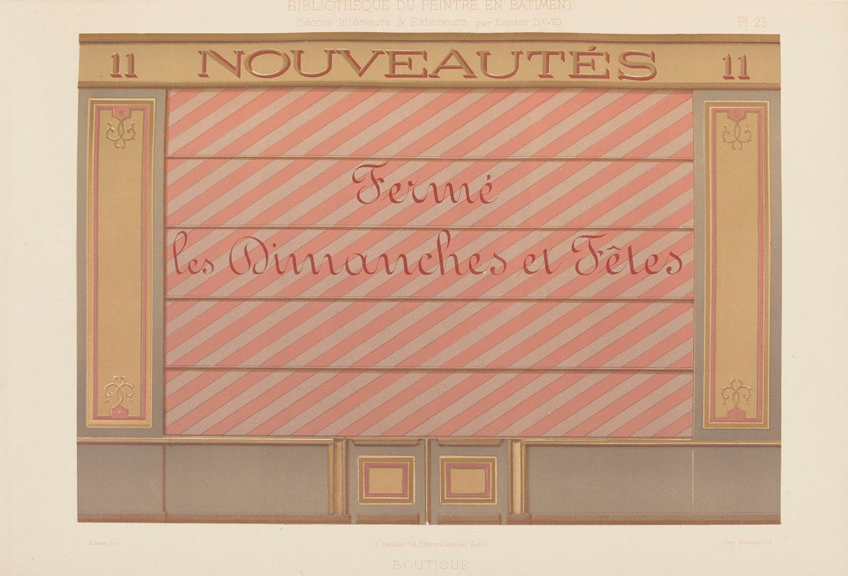 Décors Intérieurs et Extérieurs Pl23 1890 1891