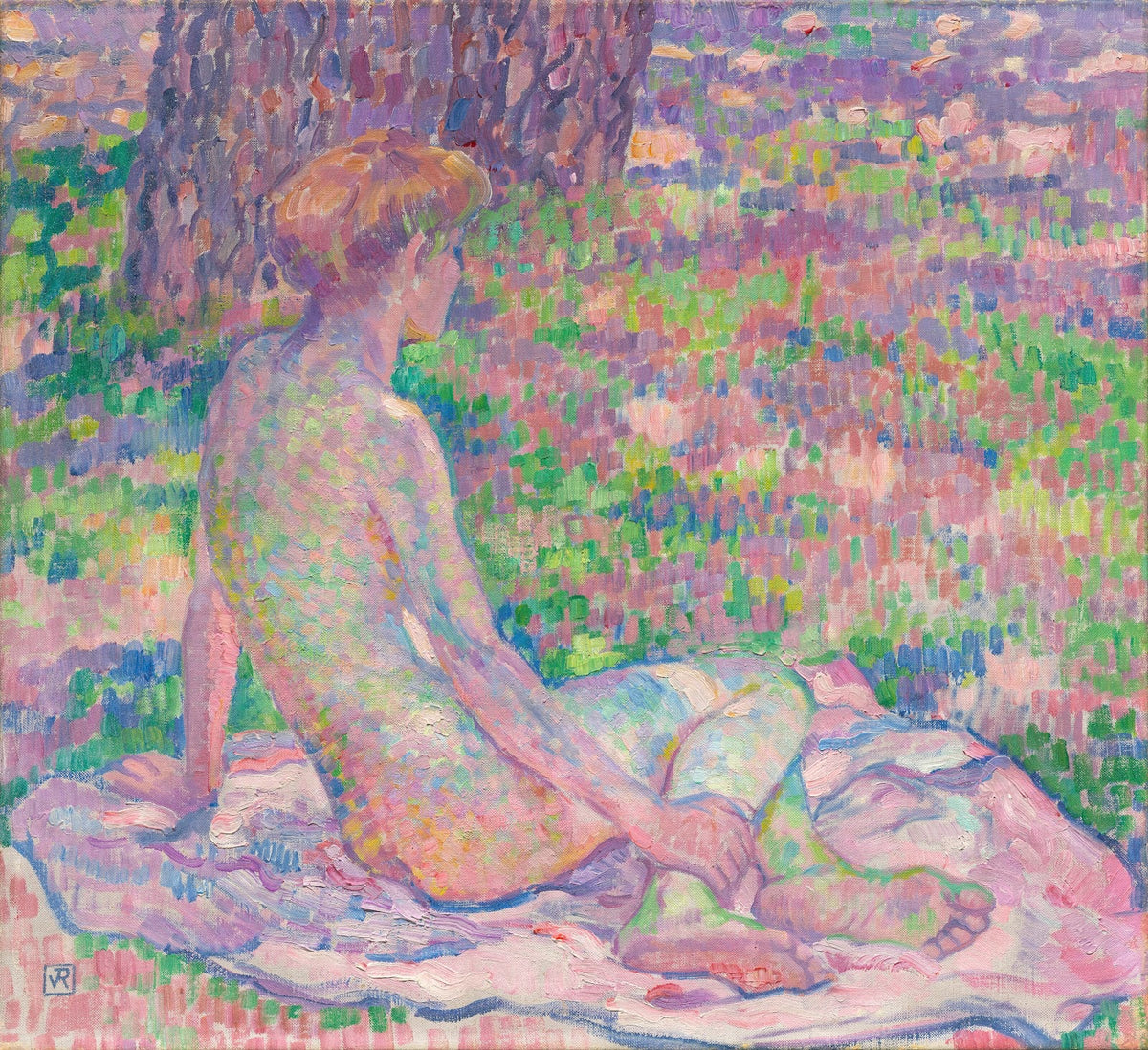Baigneuse assise 1904 1905