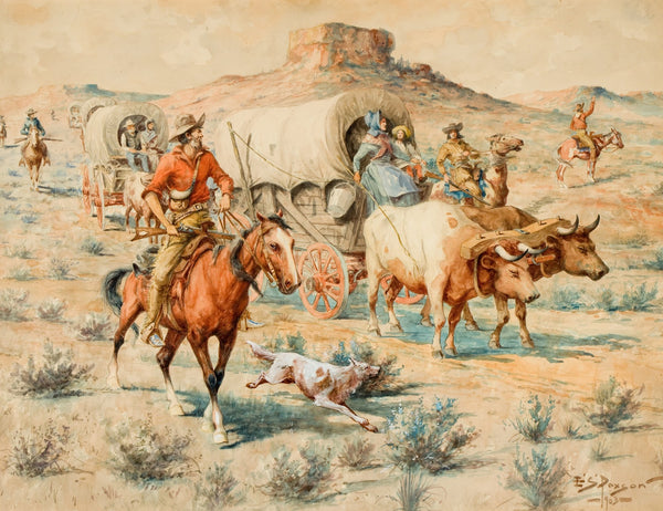 Untitled Wagon Train 1903