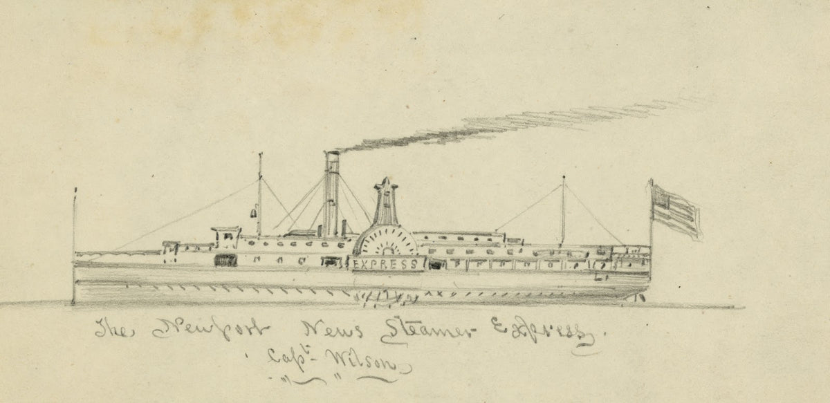 The Newport News Steamer Express Capt Wilson 1860 1865