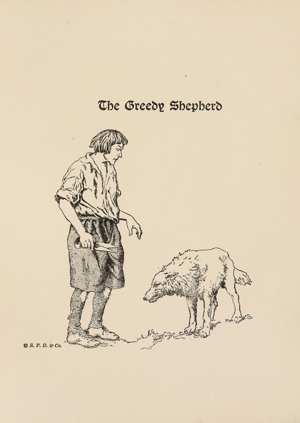 The Greedy Shepherd 1916