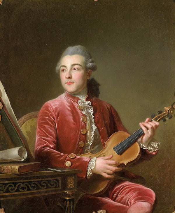 Herr mit Violine