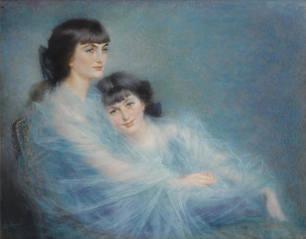 Jeune mère et sa fille 1900