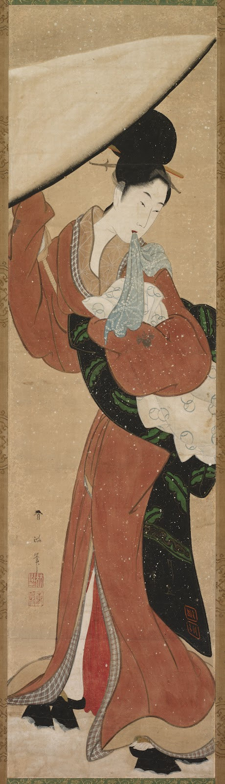 Lady with a Parasol early 1800s