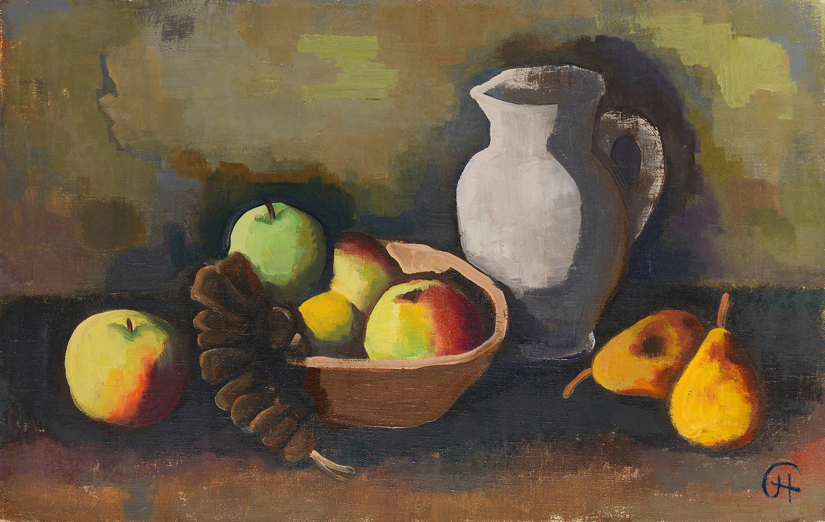 Still Life with Jug and Fruit in a Bowl 1934