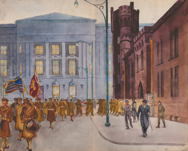 112th Engineers Cleveland Armory 6th Street and Lakeside 1940
