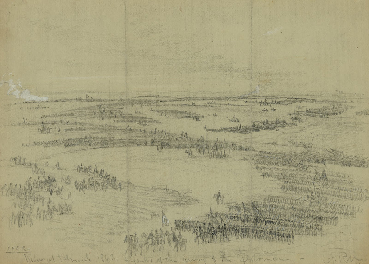 Review at Falmouth 1863 Infantry of the Army of the Potomac 1863