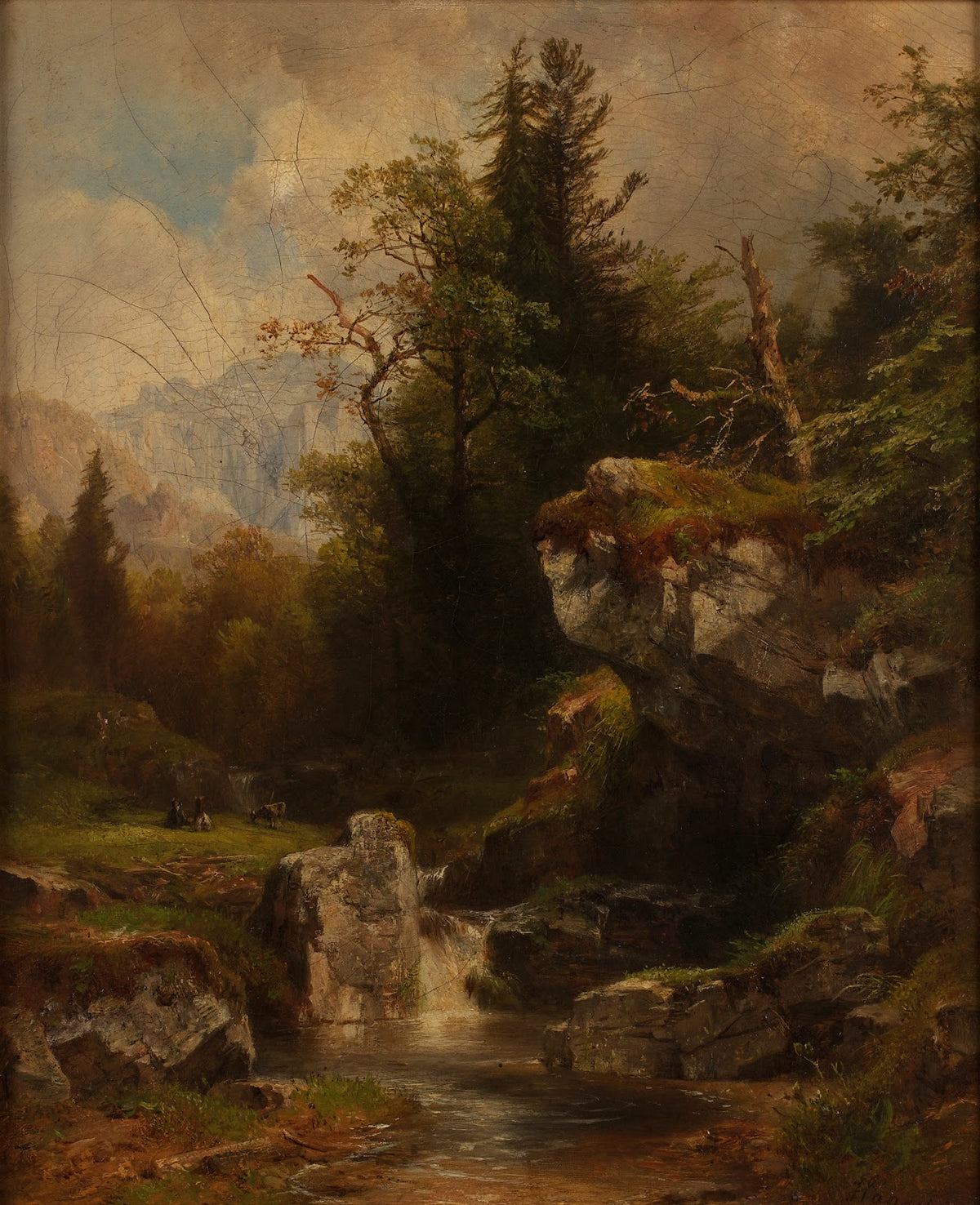 Landschaft im Salzkammergut 1858