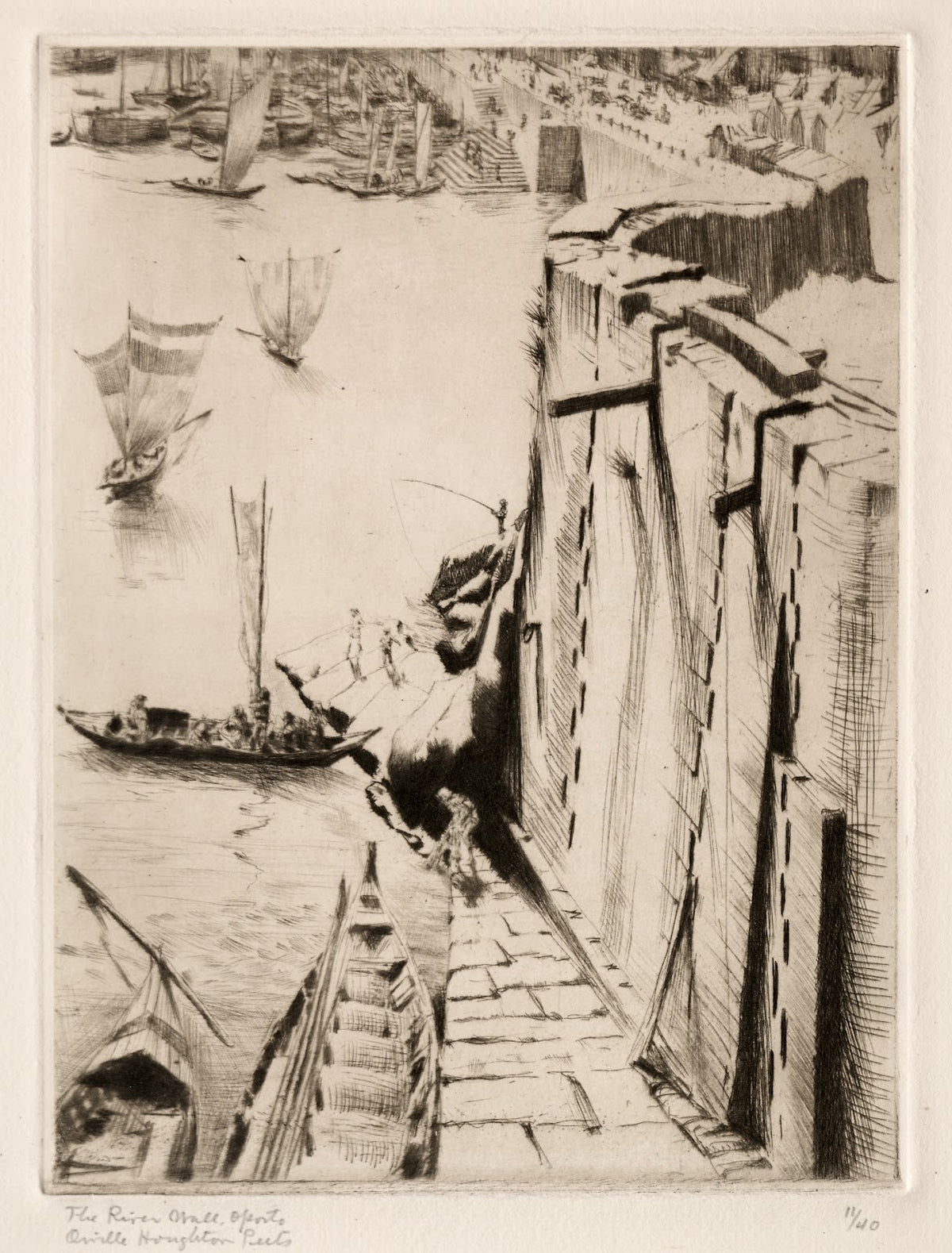 River Wall Oporto before 1926