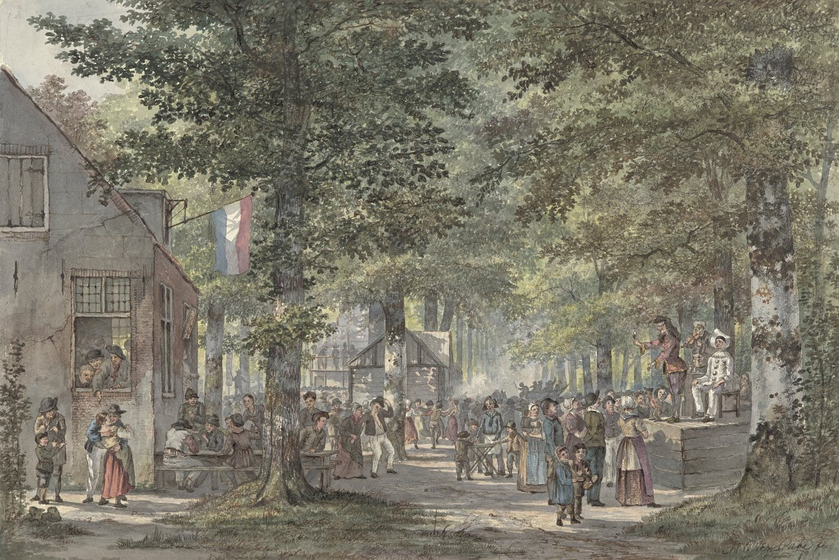 Festival in de Haarlemmer hout 1832