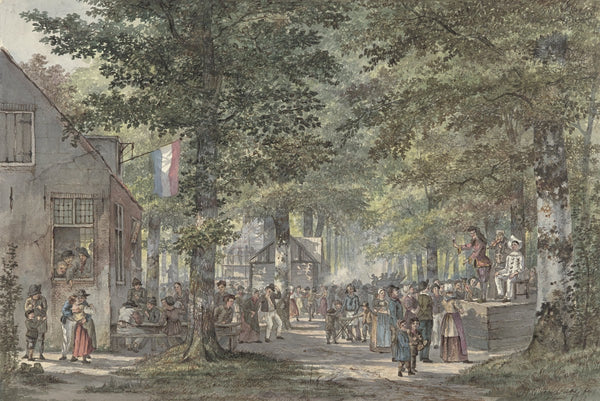 Festival in de Haarlemmer hout 1832