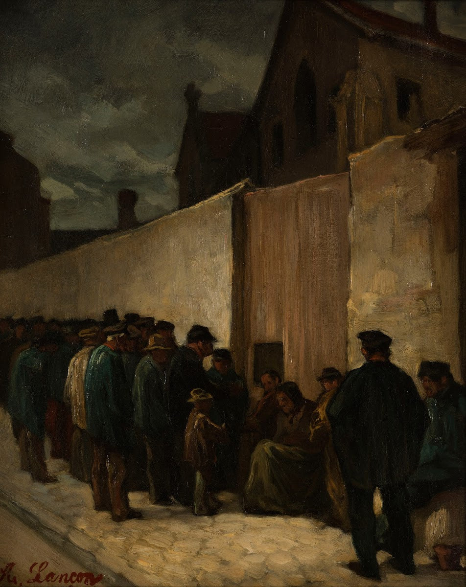 Les Pauvres au coin de la rue de la Santé 1869