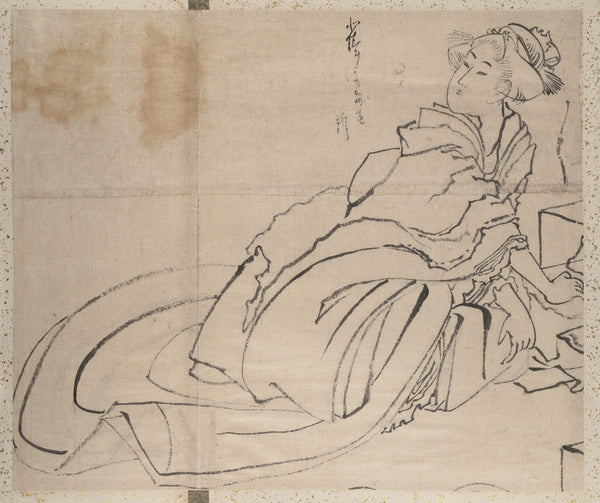 Album of Sketches by Katsushika Hokusai and His Disciples Pl56 19th century
