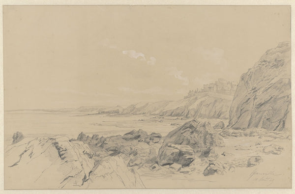 Kustlandschap te Granville 1849