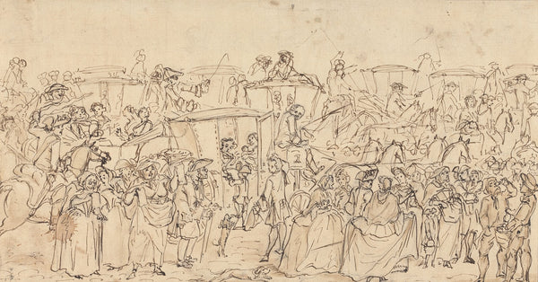 The Earthquake Scare in Piccadilly 1750