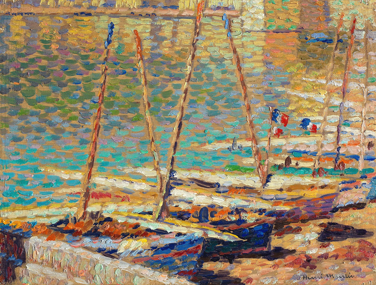 Barques à Collioure circa 1925