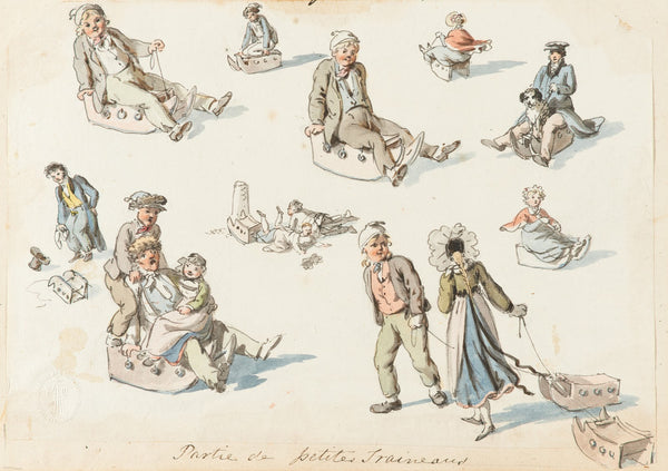 Partie de petites Traineaus 1826