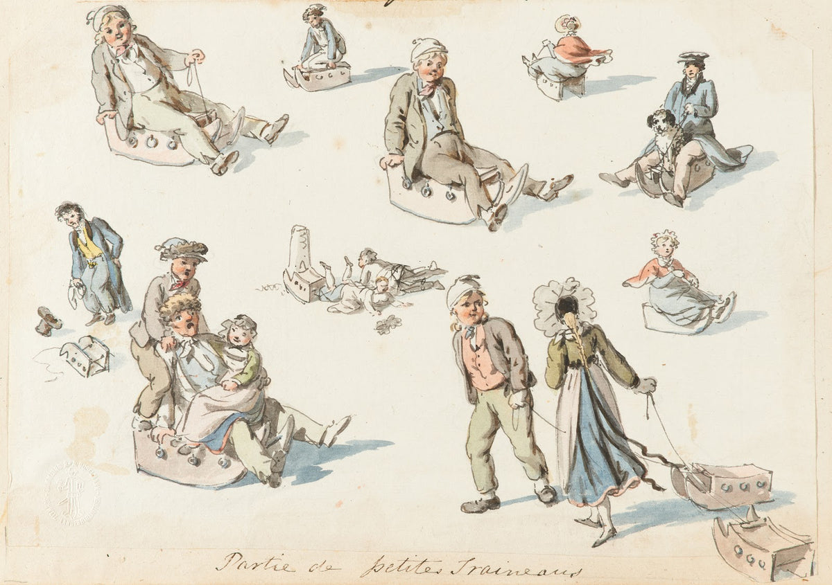 Partie de petites Traineaus 1826