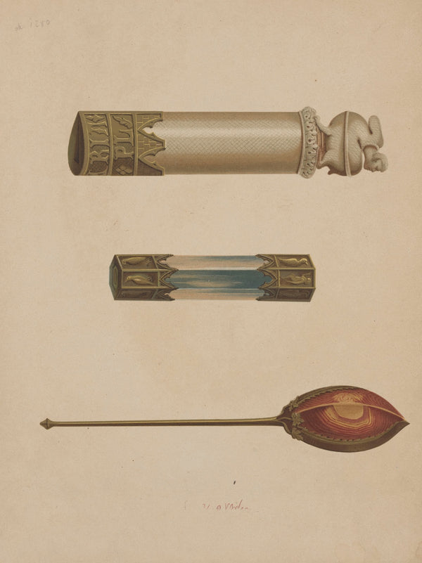 Spoon Fork and Knife Handles of the Blessed Kinga aka Cunegunda Princess of Krak