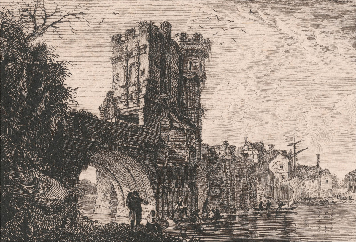 The Old Welsh Bridge at Shrewsbury