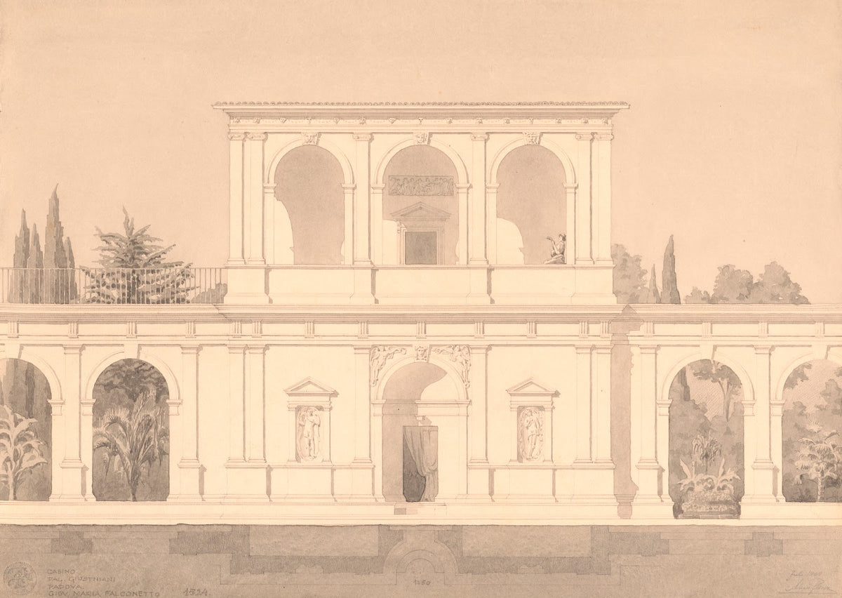 Padua Loggia of Palazzo Giustiniani by Gian Maria Falconetto 1524 1909