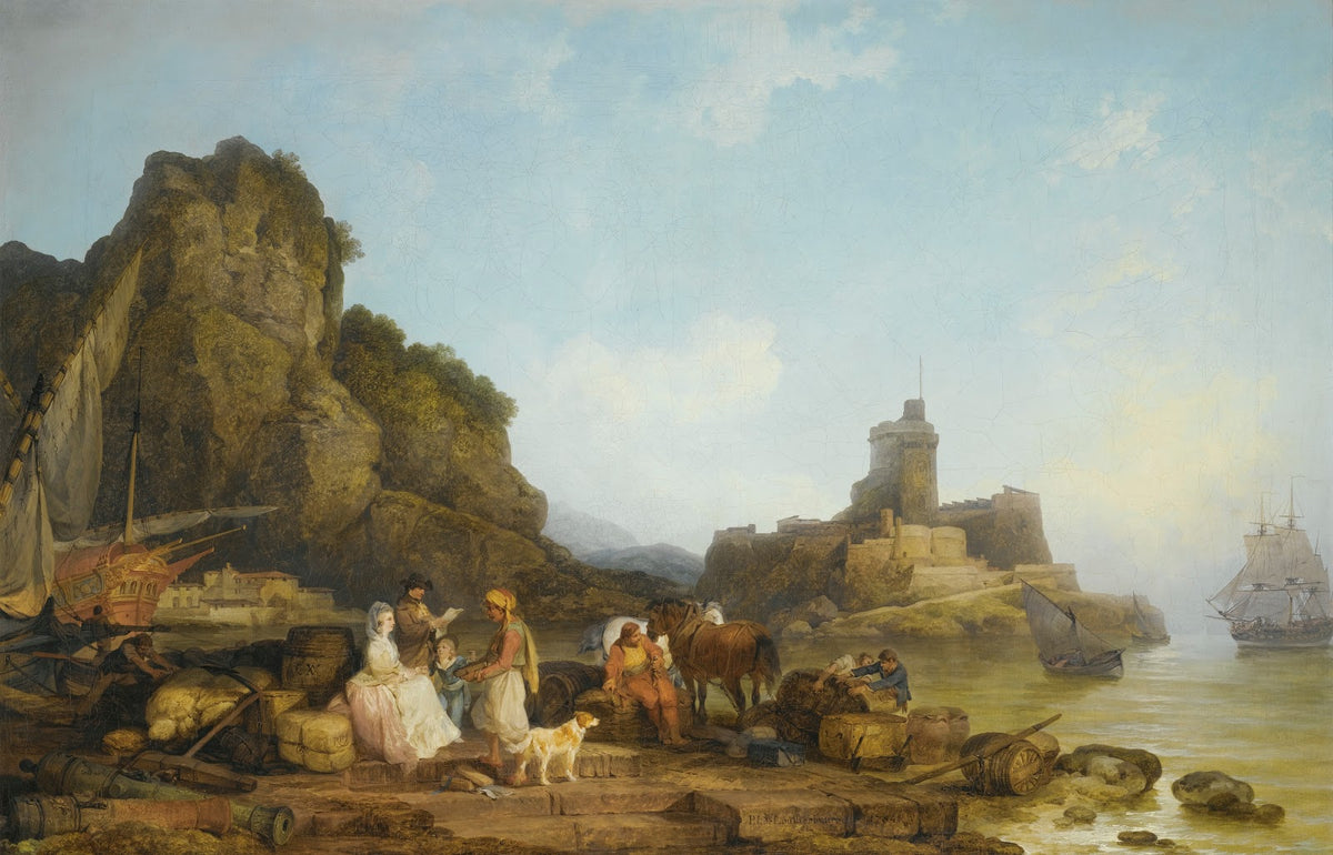 A Sea Port In The Levant Morning 1784