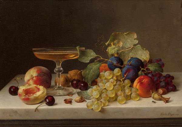Still Life with Summer Fruits and Champagne 1875