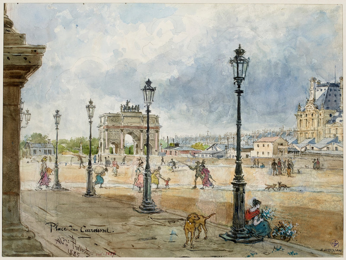 Place du Carrousel 1885