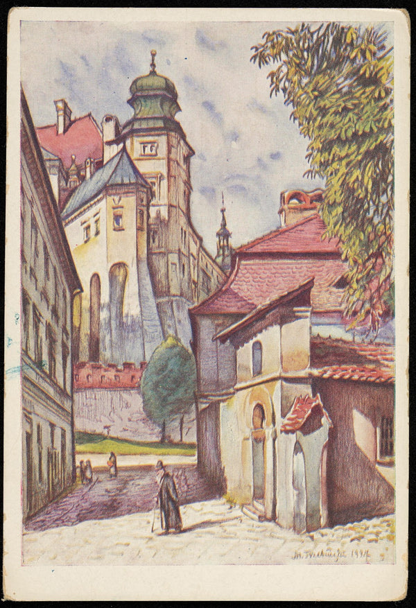 Kraków Kurza Stopka na Wawelu 1930 1939