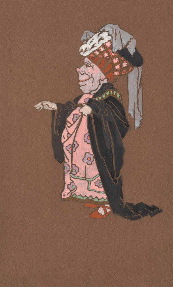 Ugly Duchess costume design for Alice in Wonderland 1915