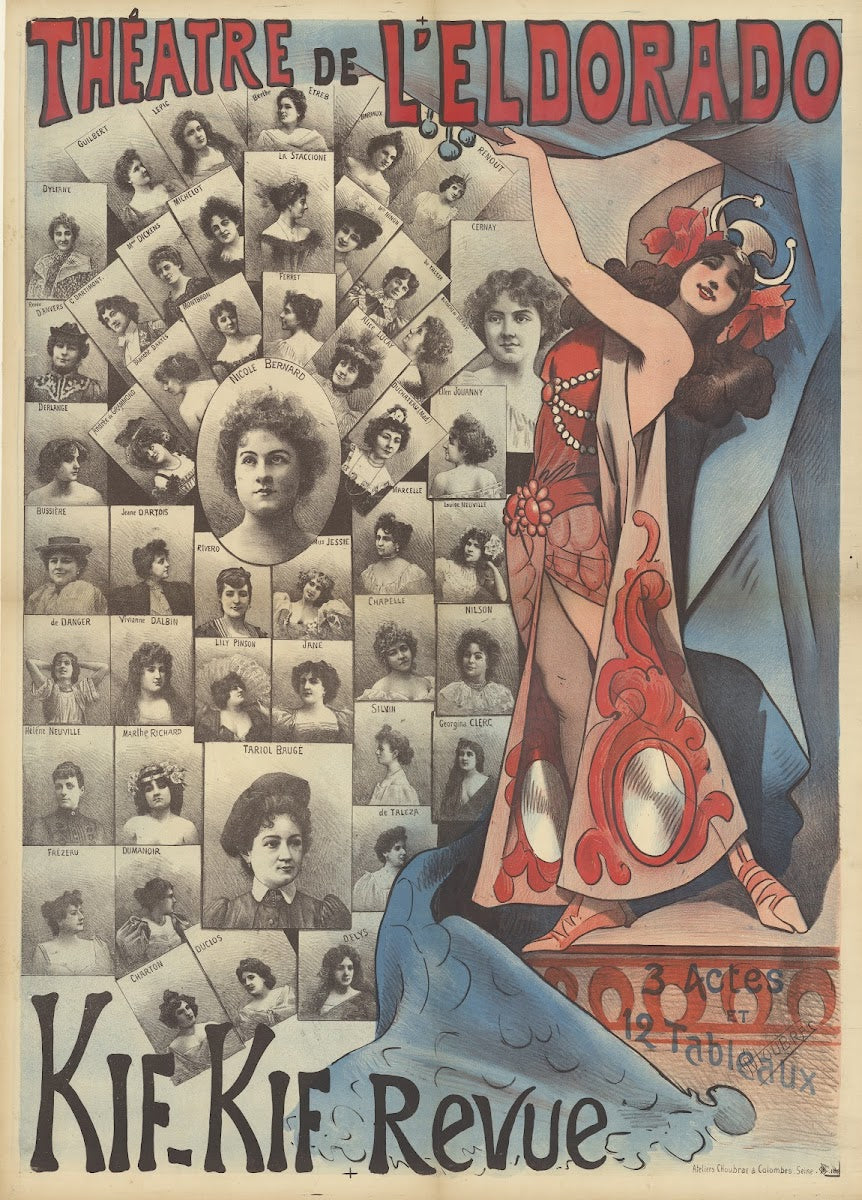 Théatre de lEldorado Kif Kif revue 1890