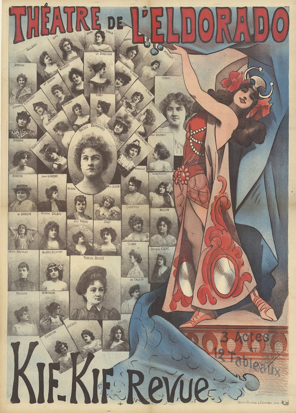 Théatre de lEldorado Kif Kif revue 1890