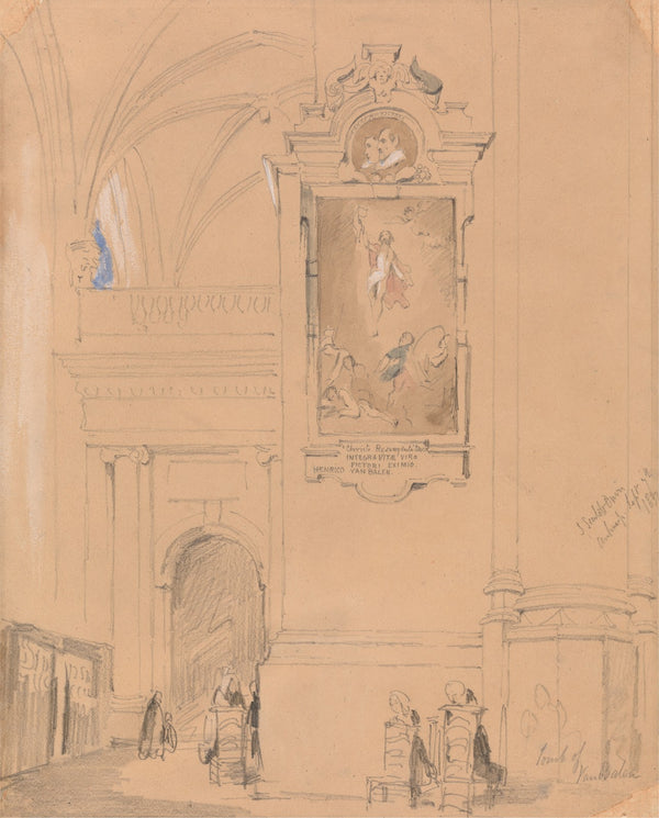 The Tomb of Van Balen Antwerp September 7 1832 1832