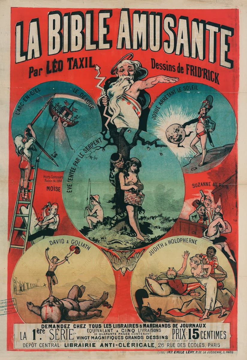 La Bible Amusante Par Leo Taxil Dessins De Fridrick Demandez Chez Tous Les Libra