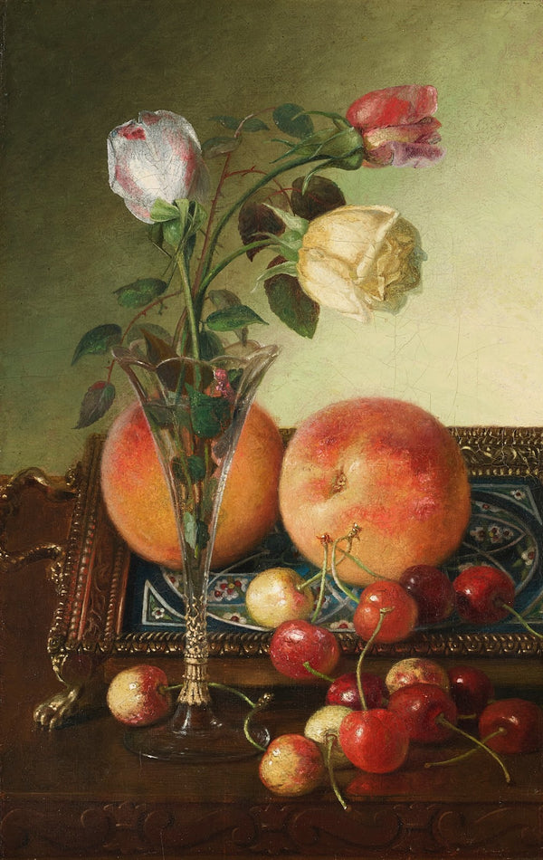 Roses Peaches Cherries 1891