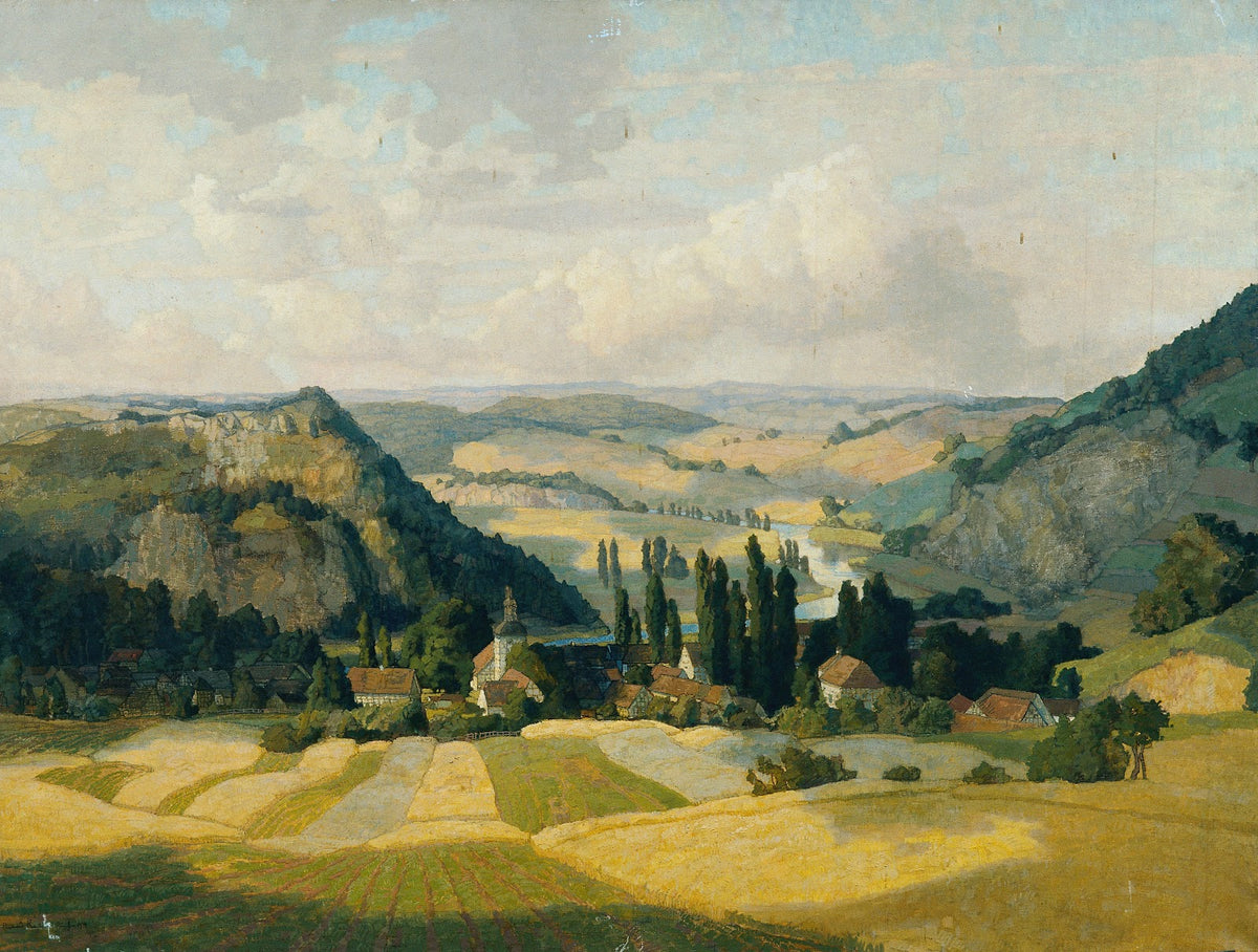 Landschaft Werratal 1939