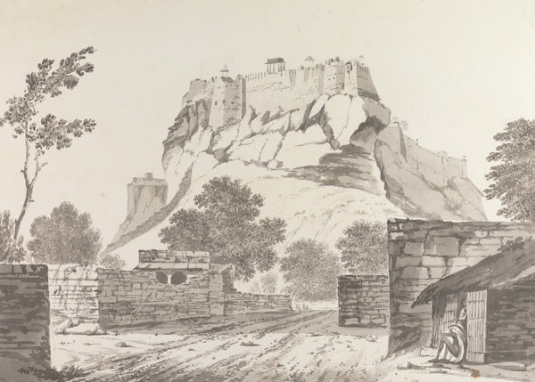 Original Drawings for Choix de Vues de LInde and Others Pl37 1780 1788