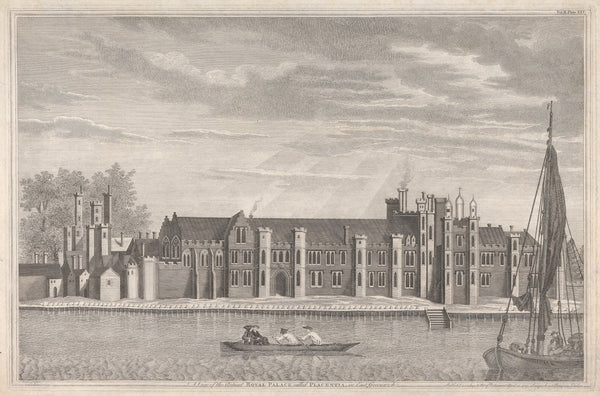 A View of the Ancient Royal Palace called Placentia in East Greenwich 1767
