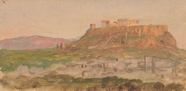 View of the Acropolis from the South Athens 1869