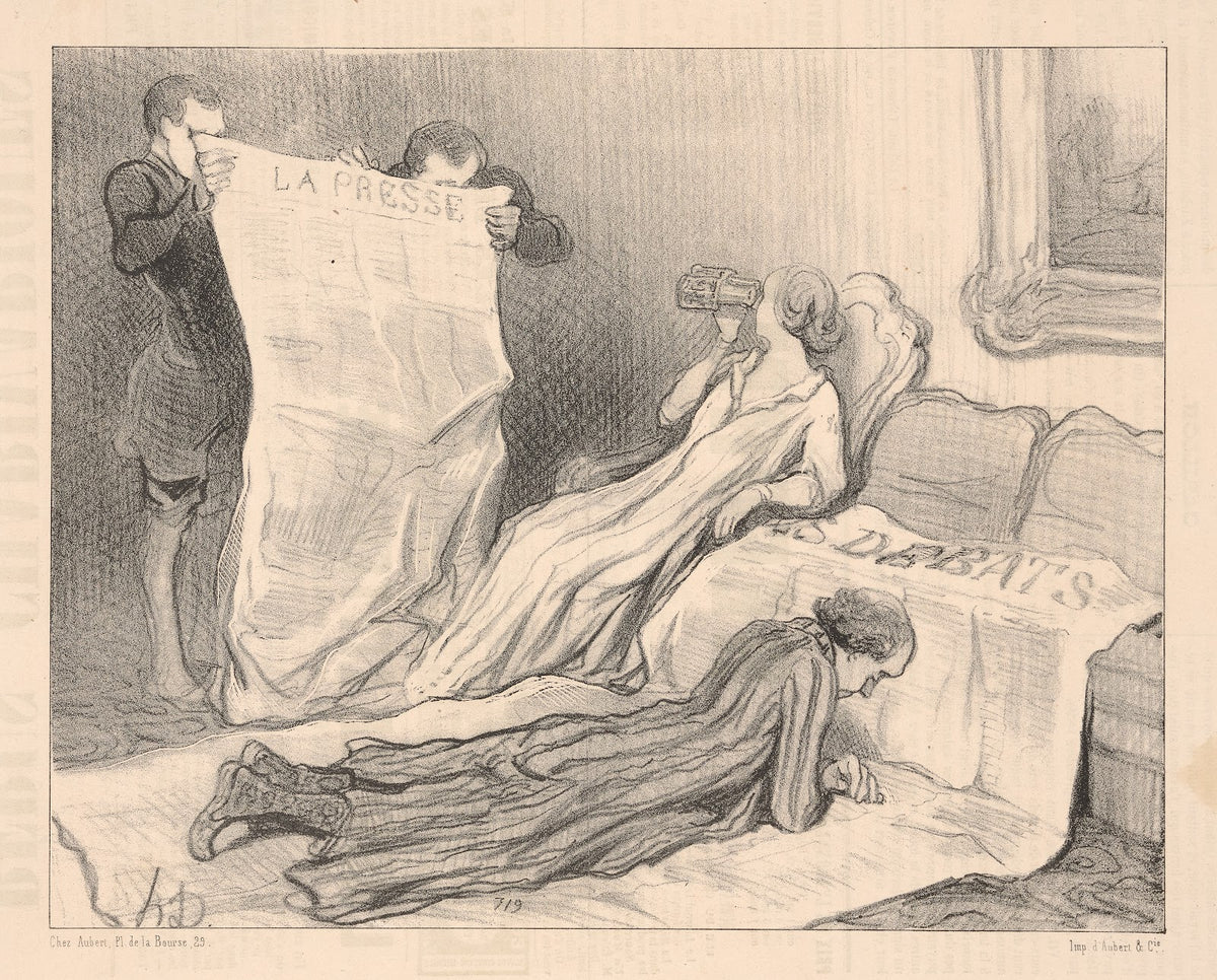 Subscribers receiving their newspapers and trying to figure out how to use it 18