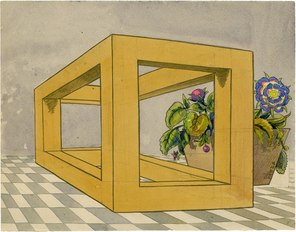 Stoel met Vaas en Bloemen 1930