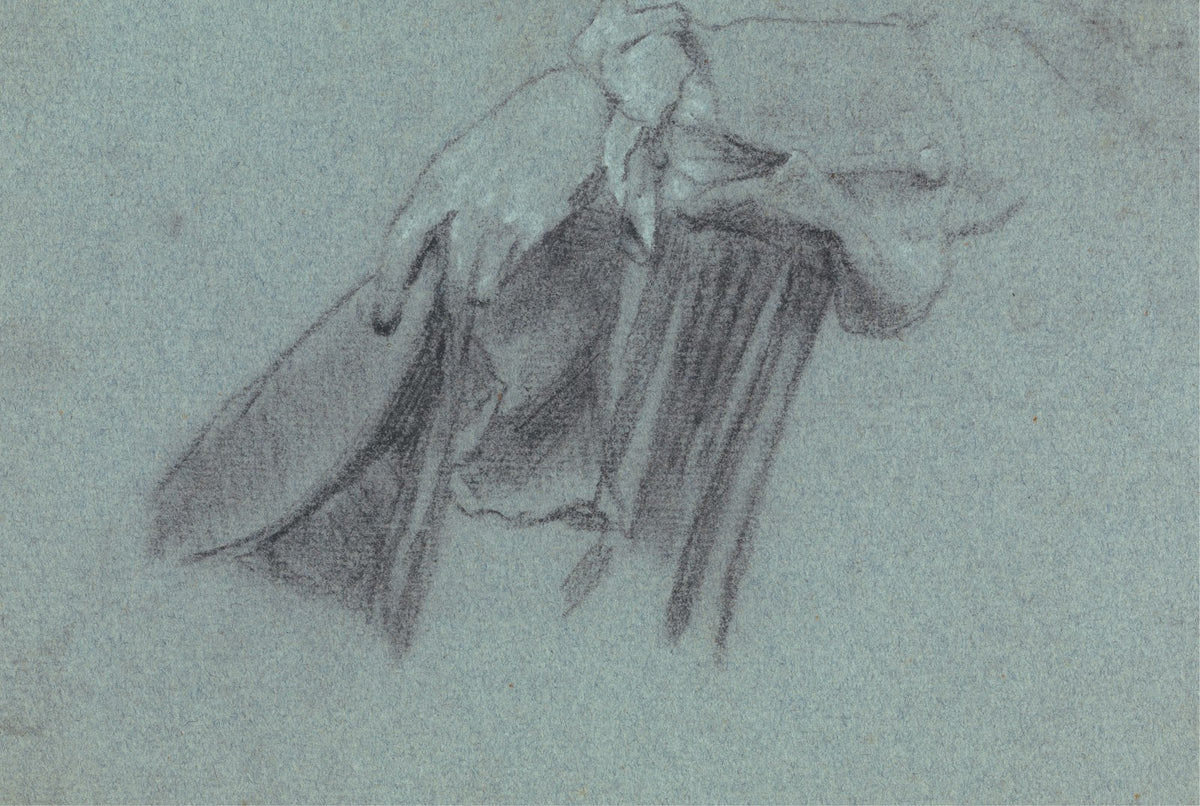 Study of a Hand Holding a Hat