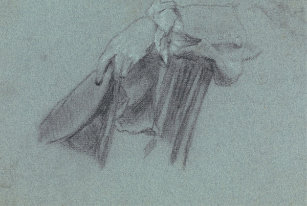 Study of a Hand Holding a Hat